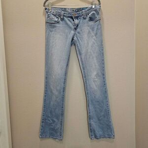 Roxy Women's Distressed Malibu Babybell Fit Jeans Size 7